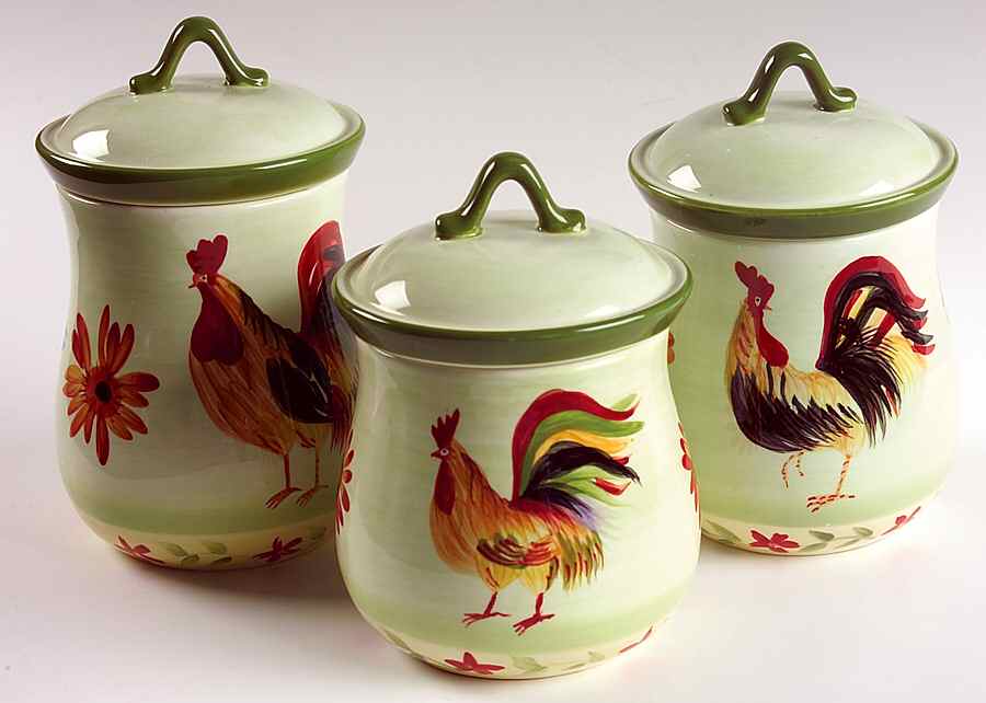 Daybreak (3 Piece) Canister Set (2 Sizes of 4" & 5") by Pfaltzgraff-1