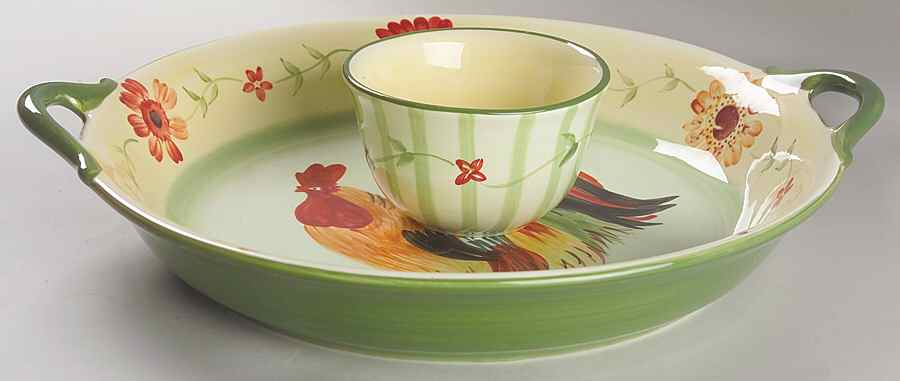 Daybreak (2 Piece) Chip & Dip Set by Pfaltzgraff-1