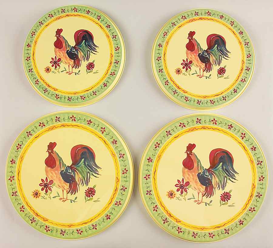 Daybreak (Set/4) Tin Stove Covers-2 8" & 2 10" Round Covers by Pfaltzgraff-1