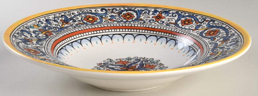 Antico Deruta 11" Individual Pasta Bowl by Portugal-1