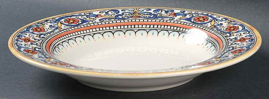 Antico Deruta Large Rim Soup Bowl by Portugal-1