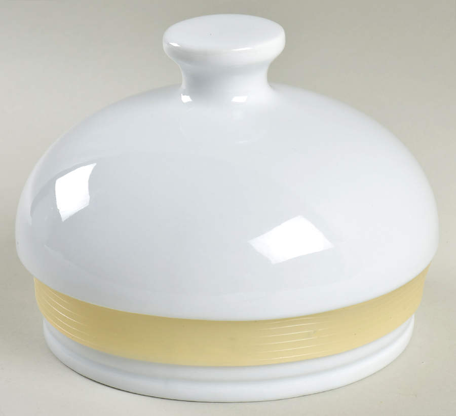 Great White Collection (Coupe Shape) Lid for Cookie Jar by Pottery Barn China-1