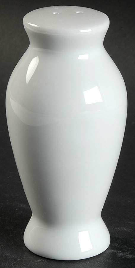 Great White Collection (Coupe Shape) Pepper Shaker by Pottery Barn China-1