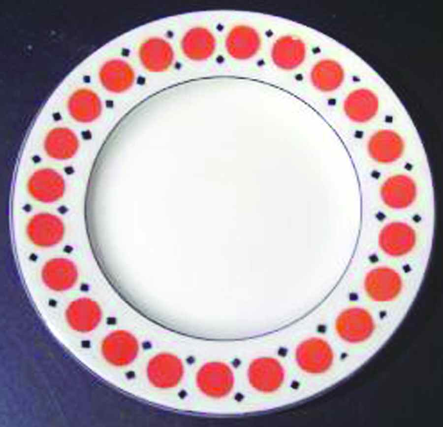 PGO17 Salad Plate by Petrus Regout & Co-1