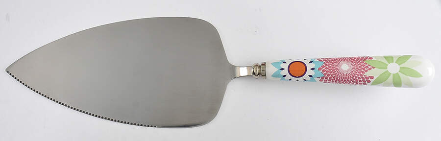 Crazy Daisy Pie & Cake Server with Stainless Blade by Portmeirion-1