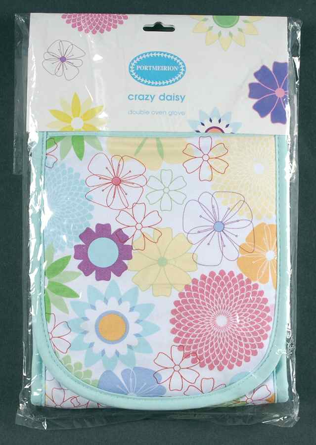Crazy Daisy Cloth Double Oven Glove by Portmeirion-1
