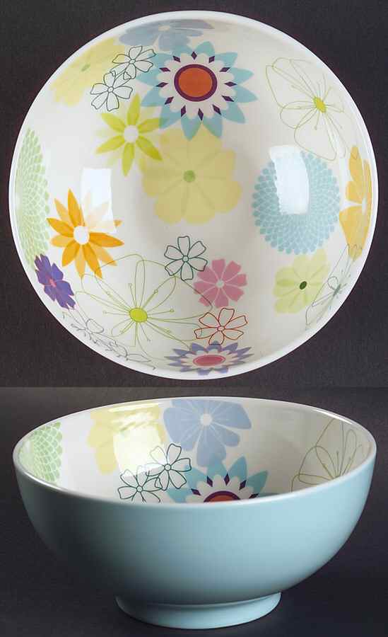 Crazy Daisy 6" Footed Bowl by Portmeirion-1