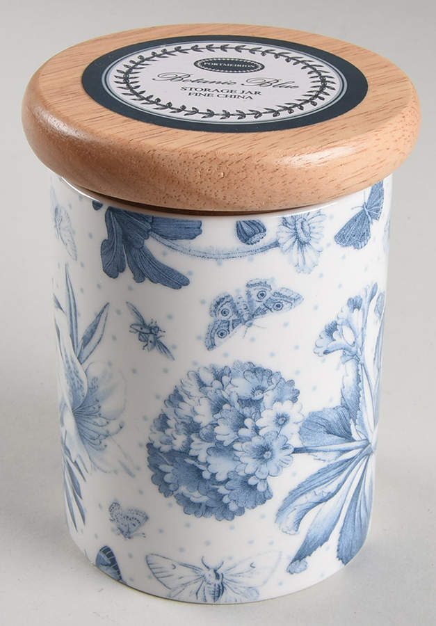Botanic Blue 4" Storage Jar & Lid by Portmeirion-1