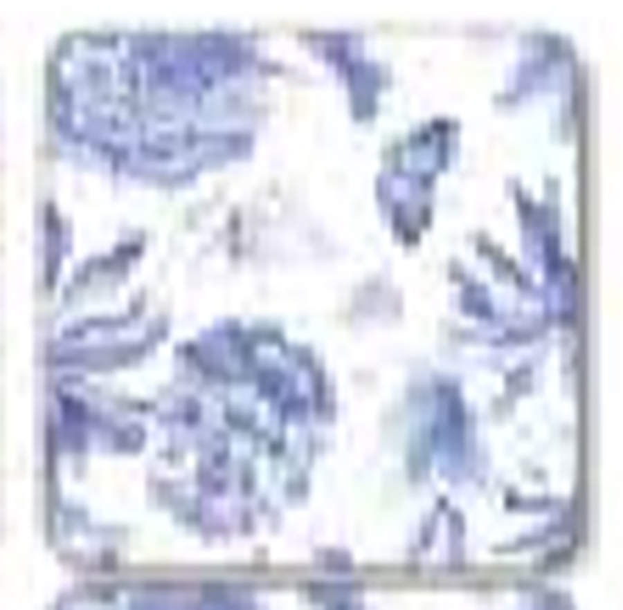 Botanic Blue Cork Back Square Coaster by Portmeirion-1