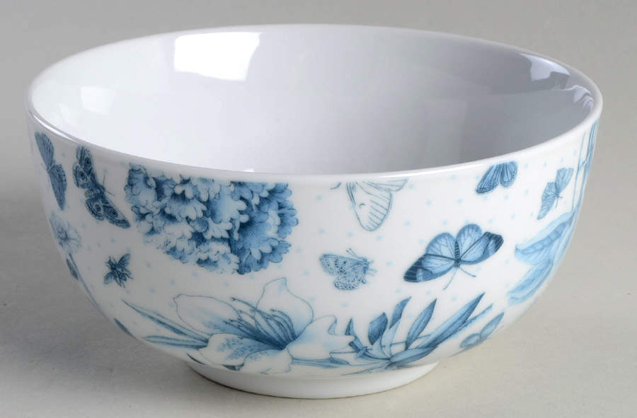 Botanic Blue Soup/Cereal Bowl by Portmeirion-1