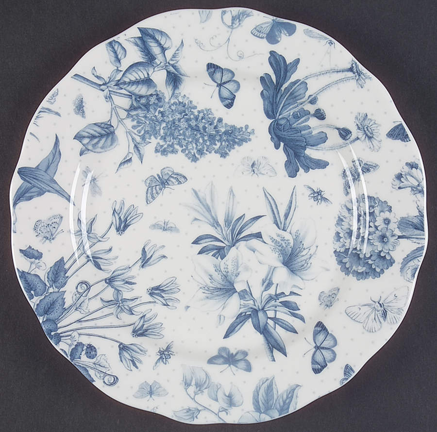 Botanic Blue Salad Plate by Portmeirion-1