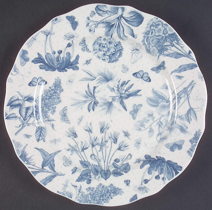 Botanic Blue Dinner Plate by Portmeirion-1