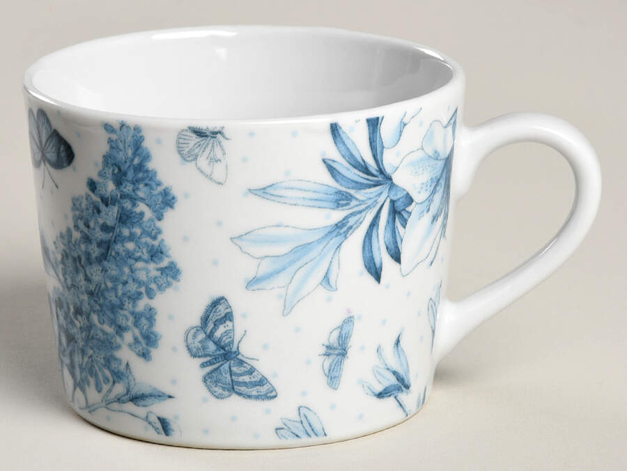 Botanic Blue Flat Cup by Portmeirion-1