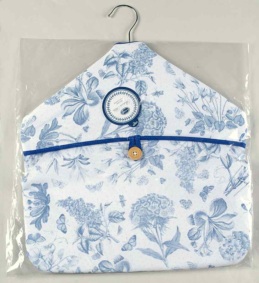 Botanic Blue Cloth Peg Bag W/Hanger by Portmeirion-1