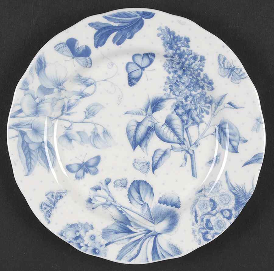Botanic Blue Bread & Butter Plate by Portmeirion-1
