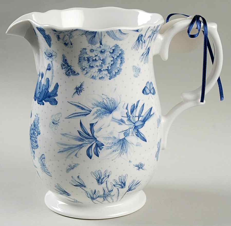 Botanic Blue 48 Oz Jug by Portmeirion-1