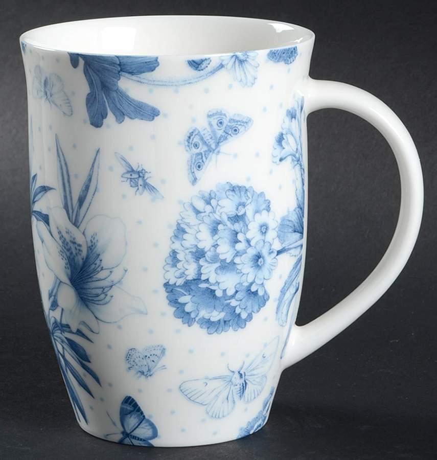 Botanic Blue Tisanieres Mug by Portmeirion-1