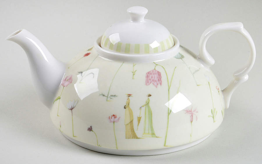 Up the Garden Path Teapot for Individual Teapot & Lid with Cup by Portmeirion-1