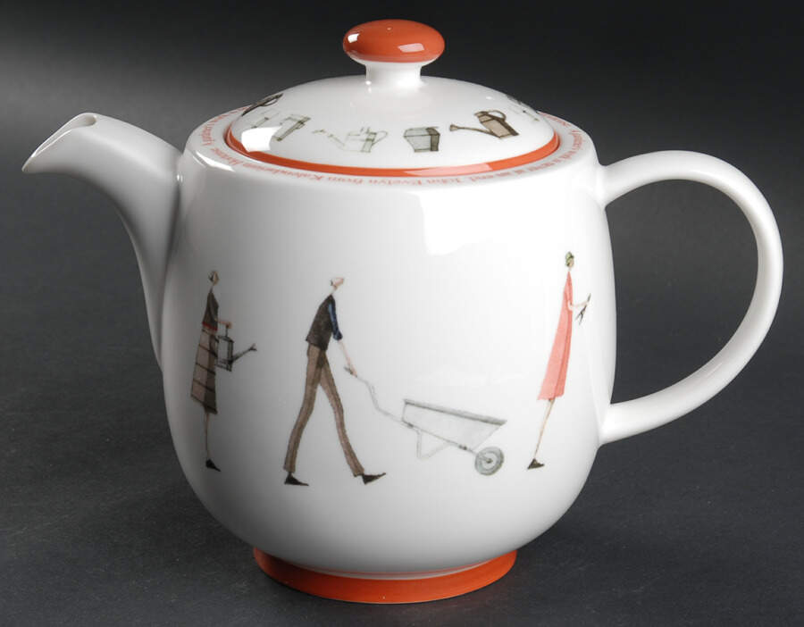 Up the Garden Path Teapot & Lid by Portmeirion-1