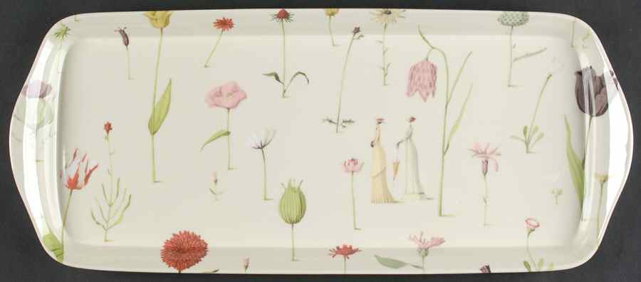 Up the Garden Path 15" Melamine Sandwich Tray by Portmeirion-1