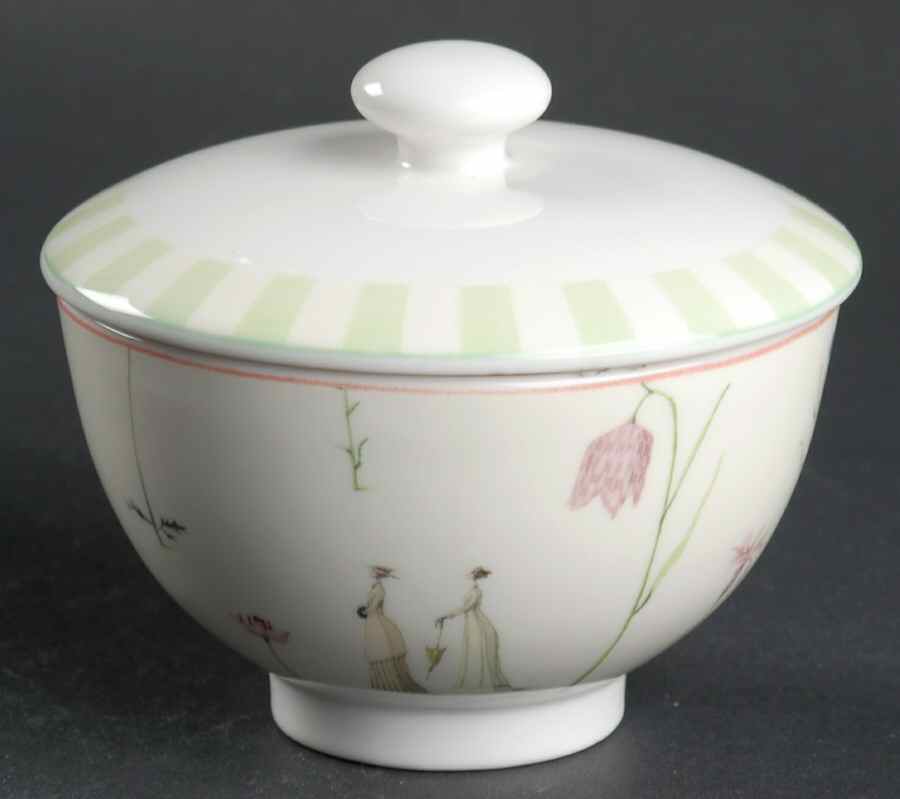 Up the Garden Path Sugar Bowl & Lid by Portmeirion-1