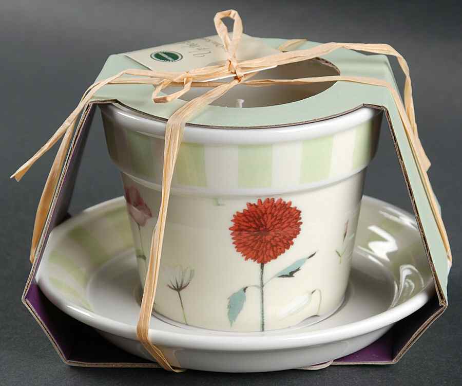 Up the Garden Path Herb Pot with Tray by Portmeirion-1