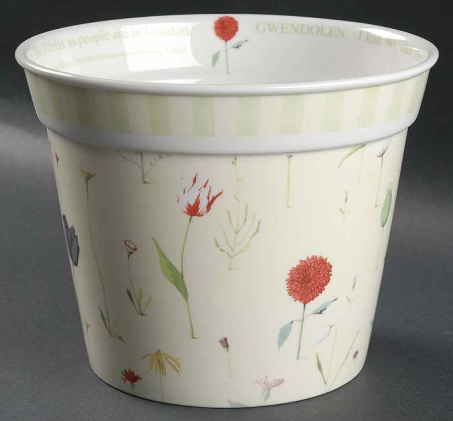 Up the Garden Path 7" Flower Pot by Portmeirion-1