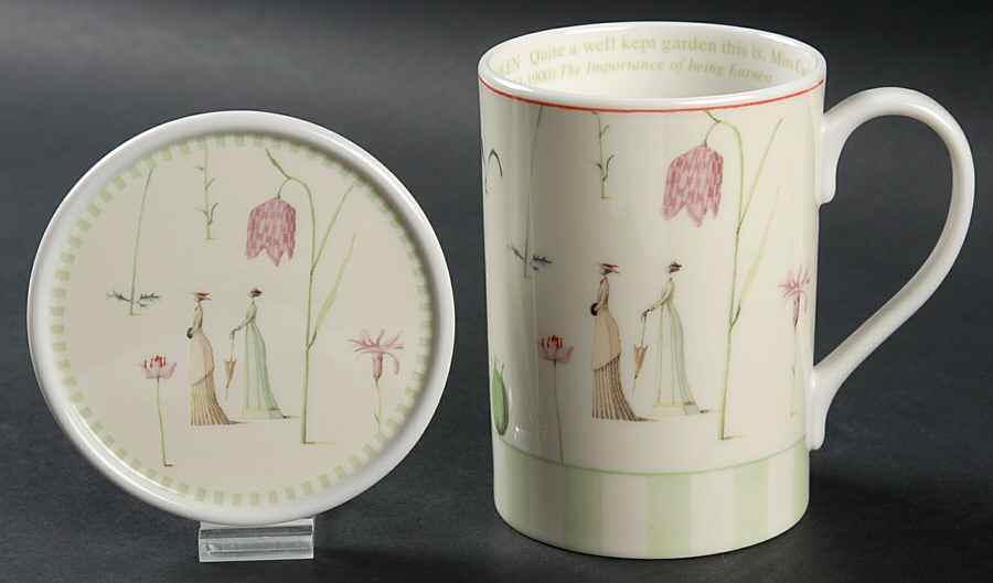 Up the Garden Path Mug & Coaster Set by Portmeirion-1