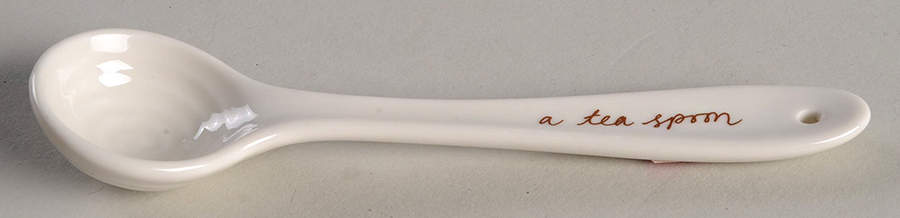 Sophie Conran White 1 Teaspoon Ceramic Measuring Spoon by Portmeirion-1