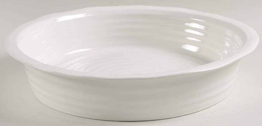 Sophie Conran White Round Oven-To-Table Pie Plate by Portmeirion-1