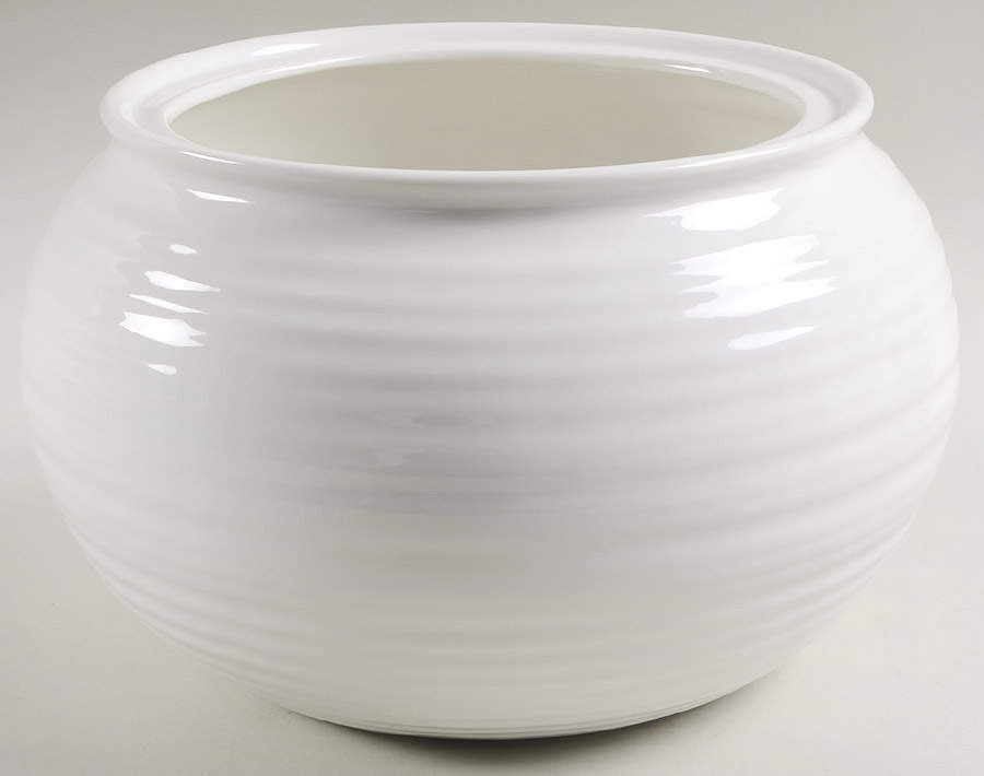 Sophie Conran White 4 Quart Round Casserole No Lid by Portmeirion-1