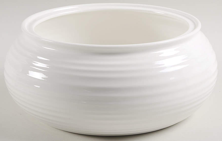 Sophie Conran White 3 Quart Round Casserole No Lid by Portmeirion-1