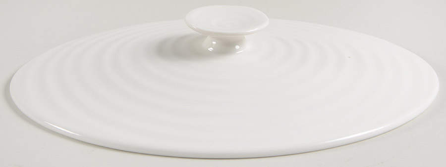 Sophie Conran White Lid for 1.75 Quart Oval Casserole by Portmeirion-1