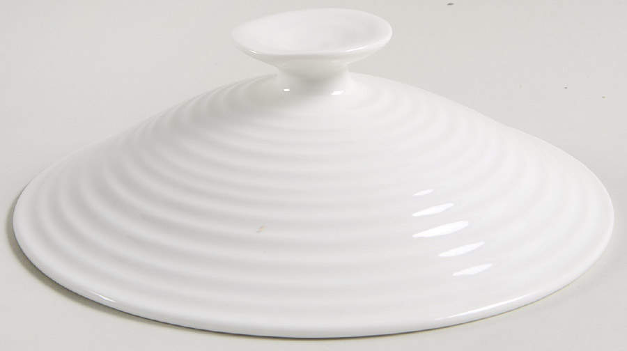 Sophie Conran White Lid for 4 Quart Round Casserole by Portmeirion-1