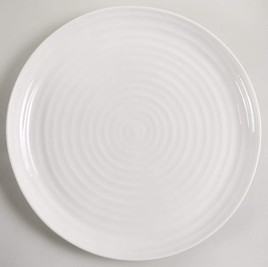 Sophie Conran White Chip Bowl/Plate for Chip & Dip Set by Portmeirion-1