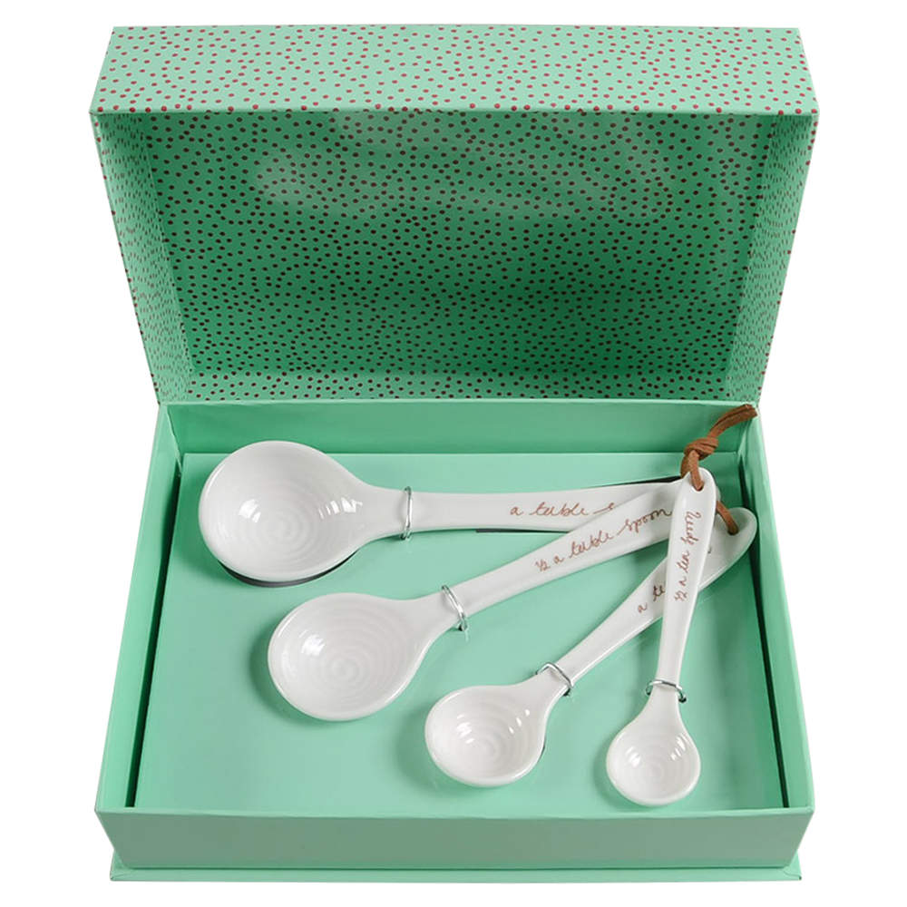 Sophie Conran White (4 Pc) Ceramic Measuring Spoon Set by Portmeirion-1