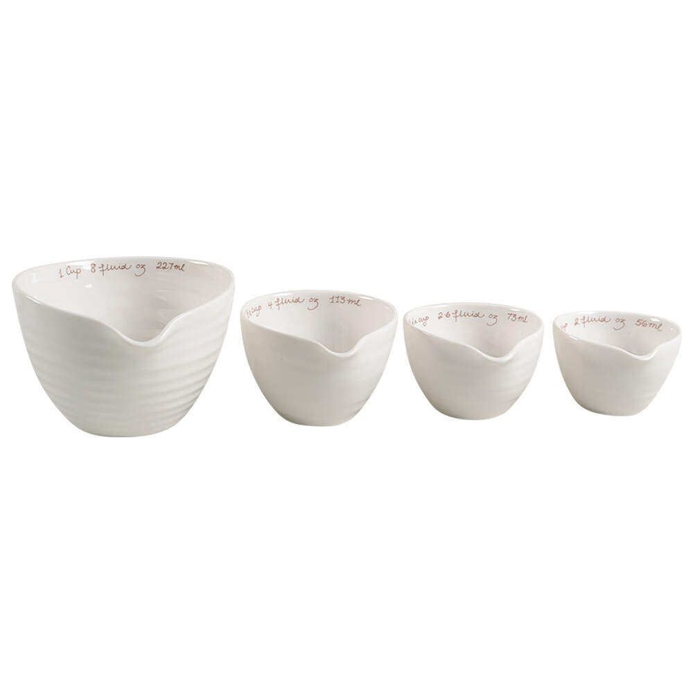 Sophie Conran White (4 Piece) Measuring Cup Set with Spouts by Portmeirion-1
