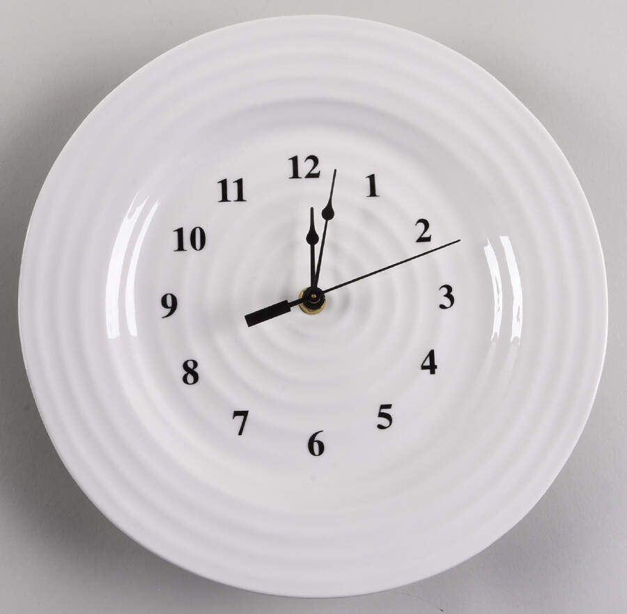 Sophie Conran White 1-2" depth  Clock Plate HC by Portmeirion-1