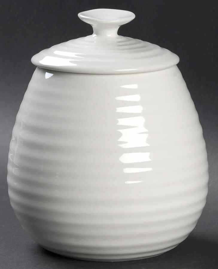 Sophie Conran White Bath Jar & Lid by Portmeirion-1