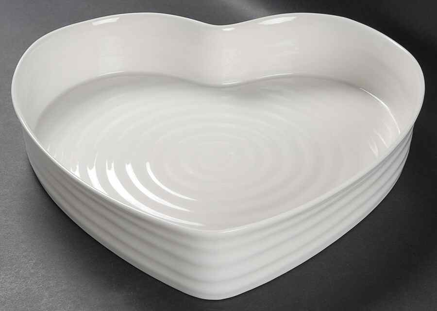 Sophie Conran White 10" Heart Baker by Portmeirion-1