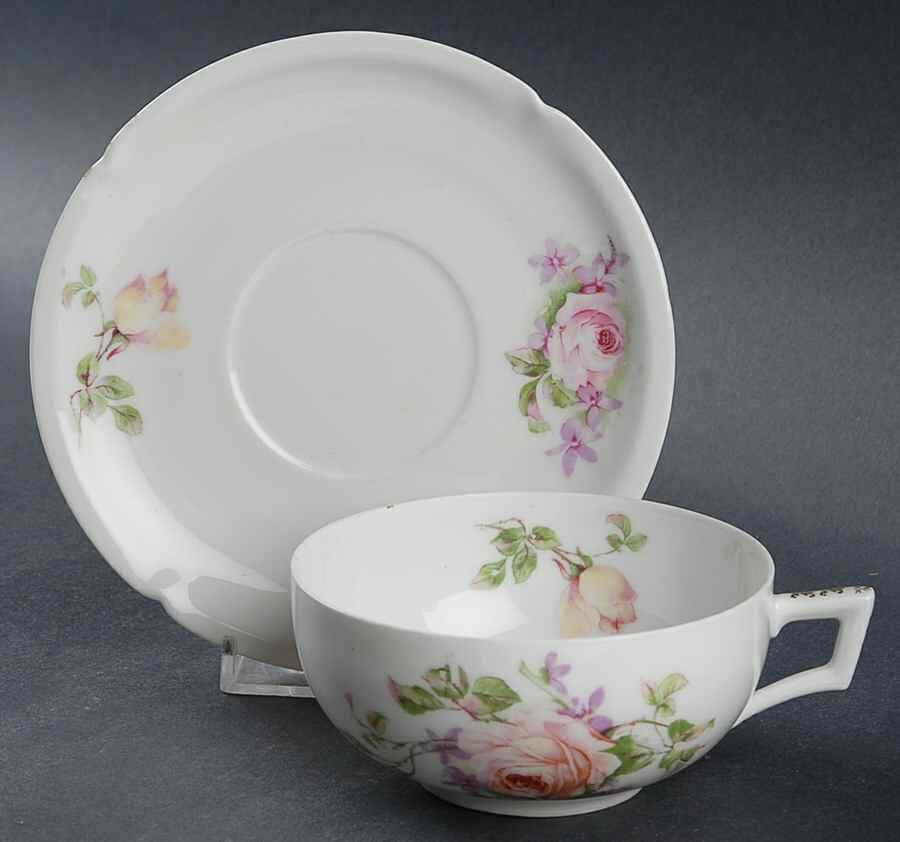 PFE23 Flat Cup & Saucer Set by Pfeiffer & Lowenstein-1