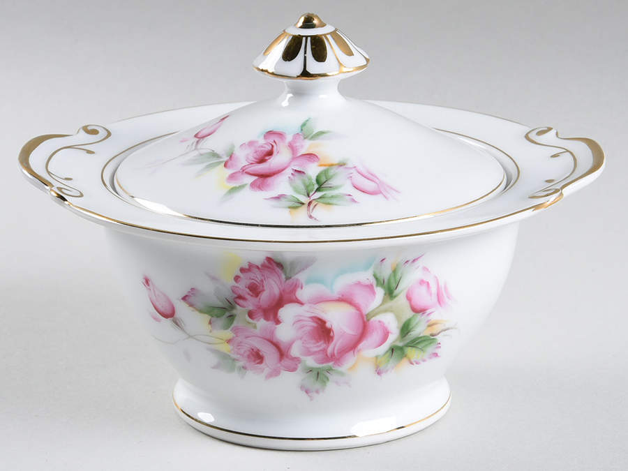 PRJ15 Sugar Bowl & Lid by Princess (Japan)-1
