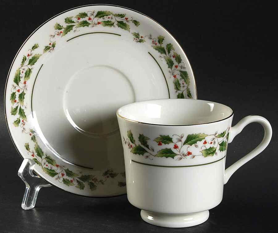 POH6 Footed Cup & Saucer Set by Potter & Smith-1