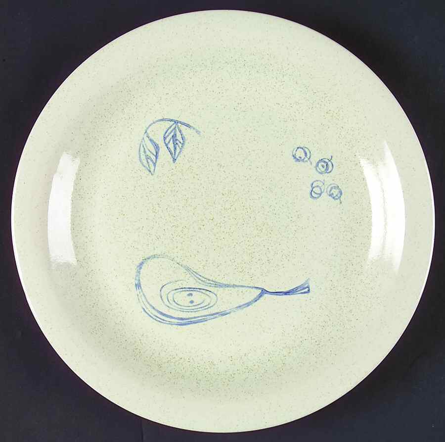 Country Time (Gray Blue) Dinner Plate by Pfaltzgraff-1