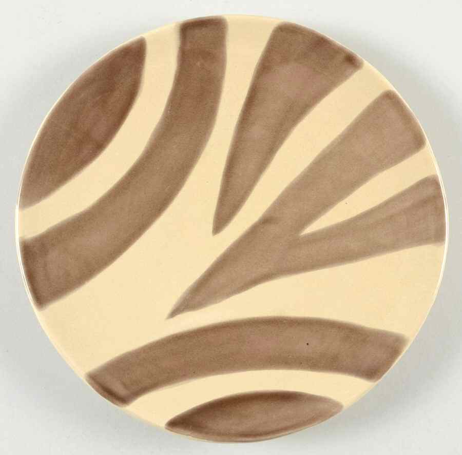 Zebra Salad Plate by Pottery Barn China-1