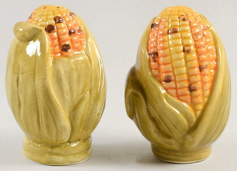 Plymouth Figural Salt & Pepper Set by Pfaltzgraff-1
