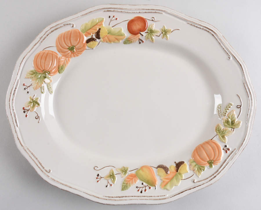 Plymouth 14" Oval Serving Platter by Pfaltzgraff-1