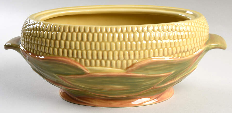 Plymouth Figural Covered Dish No Lid by Pfaltzgraff-1