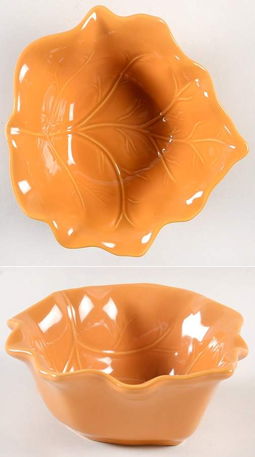 Plymouth 7" Leaf Bowl by Pfaltzgraff-1