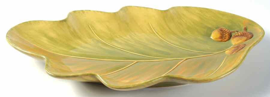 Plymouth 15" Leaf Shaped Platter by Pfaltzgraff-1